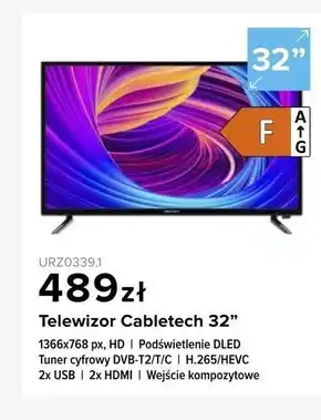 Rebel Electro Telewizor Cabletech oferta