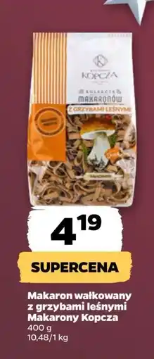 Netto Makaron tagliatelle z grzybami leśnymi Kopcza oferta