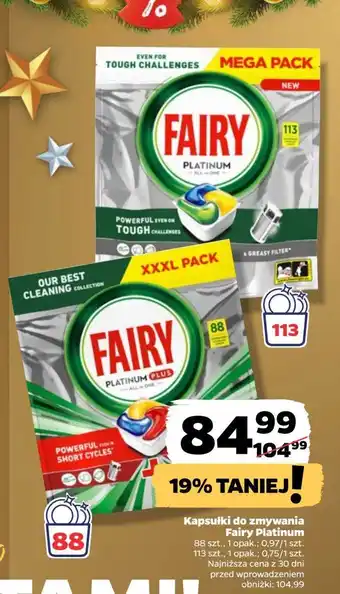 Netto Kapsułki do zmywarki lemon Fairy Platinum oferta