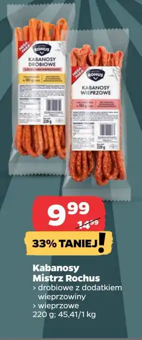 Netto Kabanosy wieprzowe Mistrz Rohus oferta