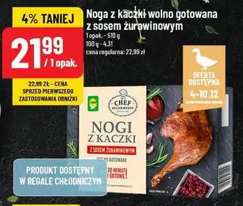 Polomarket Noga z kaczki wolno gotowana z sosem żurawinowym oferta