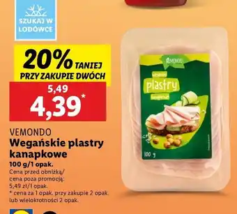 Lidl Roślinne plastry Vemondo oferta