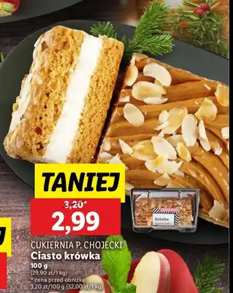 Lidl Ciasto krówka Chojecki oferta