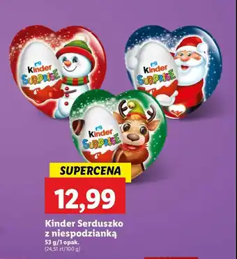 Lidl Serce niespodzianka Kinder niespodzianka oferta