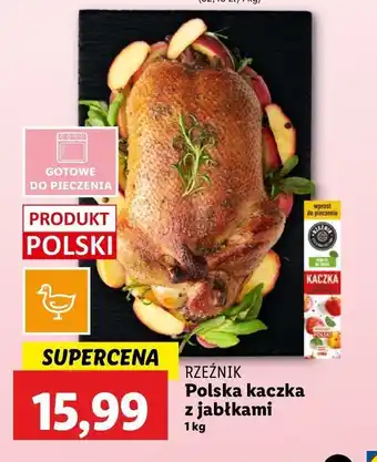 Lidl Kaczka faszerowana jabłkami w przyprawach Rzeźnik codzienna dostawa oferta