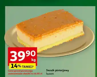 Auchan Sernik pistacjowy oferta