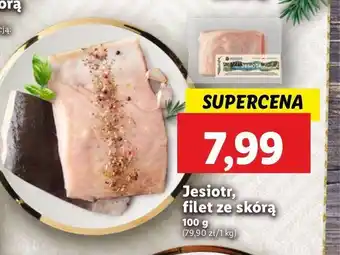 Lidl Jesiotr filet ze skórą SEAMOR oferta