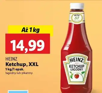 Lidl Ketchup łagodny Heinz oferta