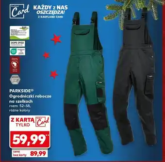 Kaufland Ogrodniczki robocze rozm. 52-58 Parkside oferta