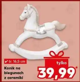 Kaufland Konik na biegunach z ceramiki oferta