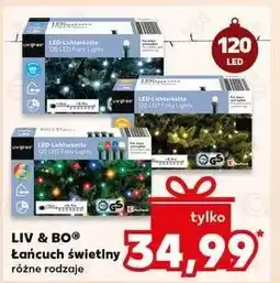 Kaufland Łańcuch świetlny 120 led Liv & Bo oferta