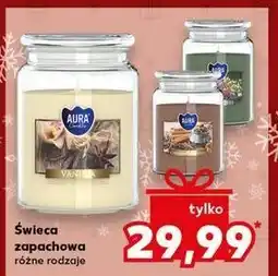 Kaufland Świeca w szkle winter tree Aura Fragrances Candles oferta