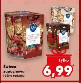 Kaufland Świeca zapachowa w szkle Aura Fragrances Candles oferta