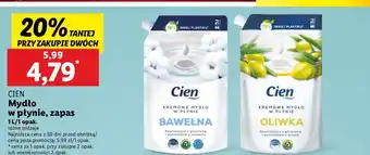 Lidl Mydło w płynie oliwka Cien oferta
