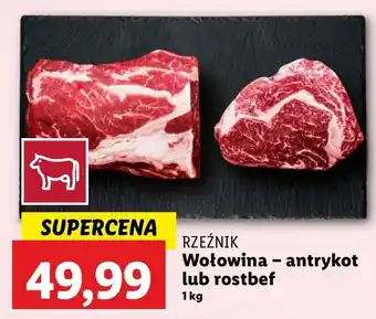 Lidl Stek z rostbefu wołowego Rzeźnik Codzienna Dostawa oferta