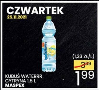 Wafelek Kubuś Waterrr 1,5l oferta