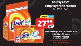 Delfin Proszek/Kapsułki do prania Vizir oferta