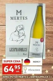 Auchan Wino Peter Mertes Liebfraumilch oferta