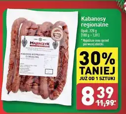 ALDI Kabanosy wieprzowo-cielęce Majerczyk oferta