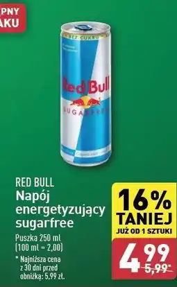 ALDI Napój energetyczny bez cukru Red Bull oferta