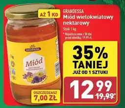 ALDI Miód wielokwiatowy nektarowy Grandessa oferta