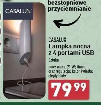 ALDI Lampka nocna led Casalux oferta