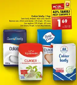 Biedronka Cukier biały 1kg oferta