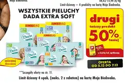 Biedronka Pieluszki dla dzieci 6 Dada Extra Soft oferta