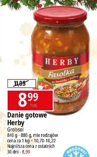 E.Leclerc Fasolka po bretońsku z kiełbasą Herby oferta