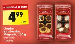 Biedronka Ciastka z gwiazdką nadzieniem kakaowym Magnetic oferta
