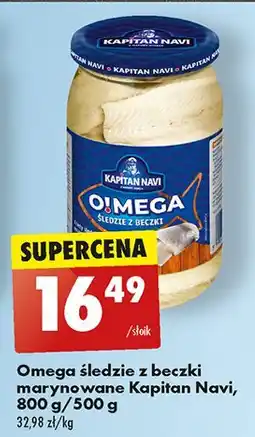 Biedronka Śledzie z beczki Kapitan Navi oferta