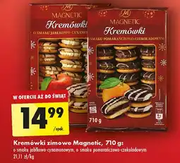 Biedronka Kremówki z nadzieniem pomarańczowo-czekoladowym Magnetic oferta