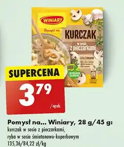 Biedronka Ryba w sosie śmietanowo-koperkowym Winiary Pomysł Na oferta