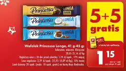 Biedronka Wafelek dark chocolate klasyczna Princessa Longa oferta