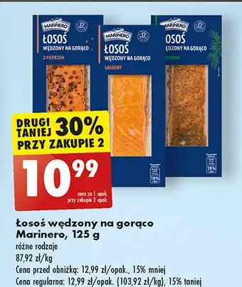 Biedronka Łosoś wędzony na ciepło koper Marinero oferta