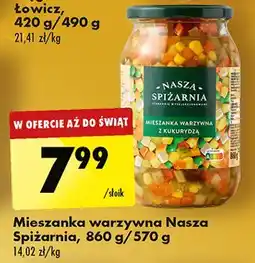 Biedronka Mieszanka warzywna z kukurydza Nasza Spiżarnia oferta