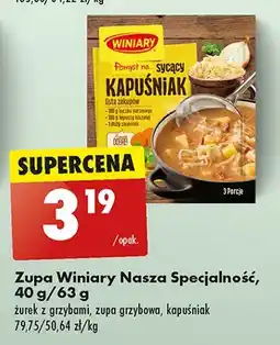 Biedronka Żurek z grzybami Winiary oferta