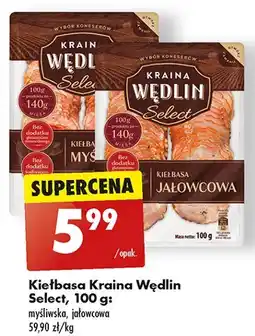 Biedronka Kiełbasa jałowcowa Kraina Wędlin Select oferta