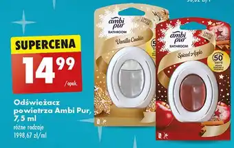 Biedronka Odświeżacz powietrza spiced apple Ambi Pur Bathroom oferta