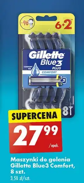 Biedronka Maszynka do golenia Gillette Blue 3 Plus oferta