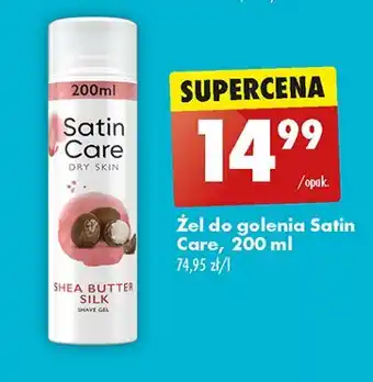 Biedronka Żel do golenia shea butter Gillette Satin Care oferta