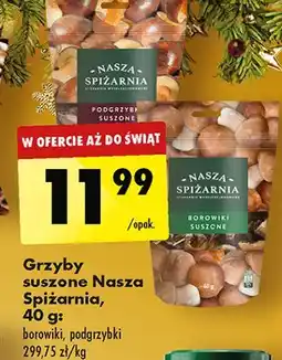 Biedronka Podgrzybki suszone Nasza Spiżarnia oferta