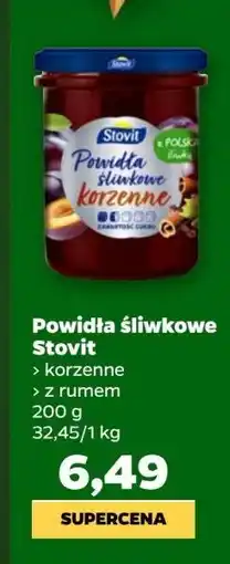 Netto Powidła śliwkowe z rumem Stovit oferta