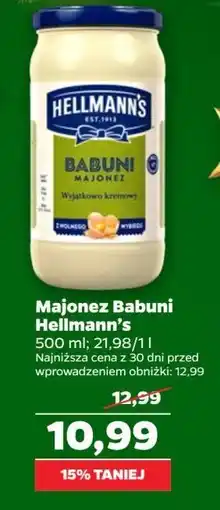 Netto Majonez babuni Hellmann's oferta