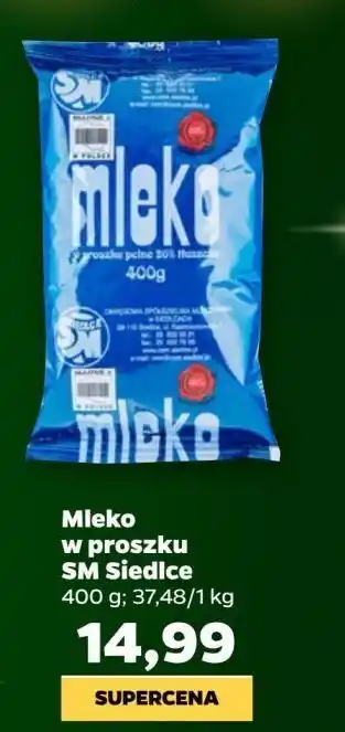 Netto Mleko w proszku Osm Siedlce oferta