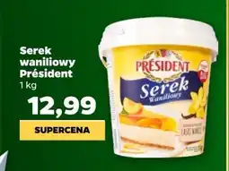 Netto Serek waniliowy z pokruszoną laską wanilii President oferta