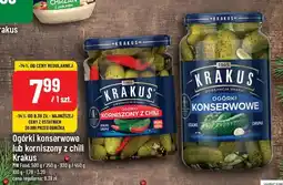 Polomarket Ogórki konserwowe lub korniszony z chilli Krakus oferta