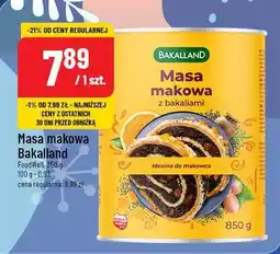 Polomarket Masa makowa Bakalland oferta