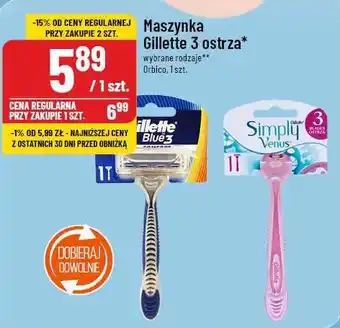 Polomarket Maszynka Gillette 3 ostrza oferta