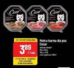 Mokra karma dla psa Cesar